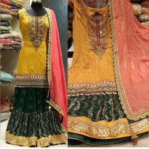 Sharara Pants Indian Suit